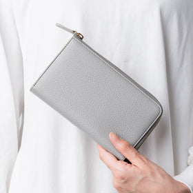 「ゴムが叶える収納革命」RANOVA W（ラノーバ W）イタリアンレザー 薄型ミニ長財