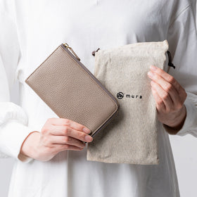 「ゴムが叶える収納革命」RANOVA W（ラノーバ W）イタリアンレザー 薄型ミニ長財