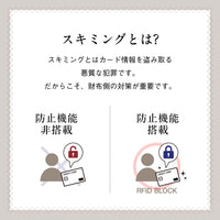 牛革 キルティング スキミング防止コンパクトミニ財布