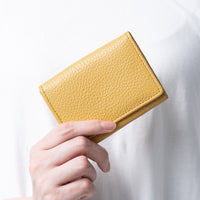 イタリアン/フルグレイン シュリンク レザー 大容量 名刺入れ