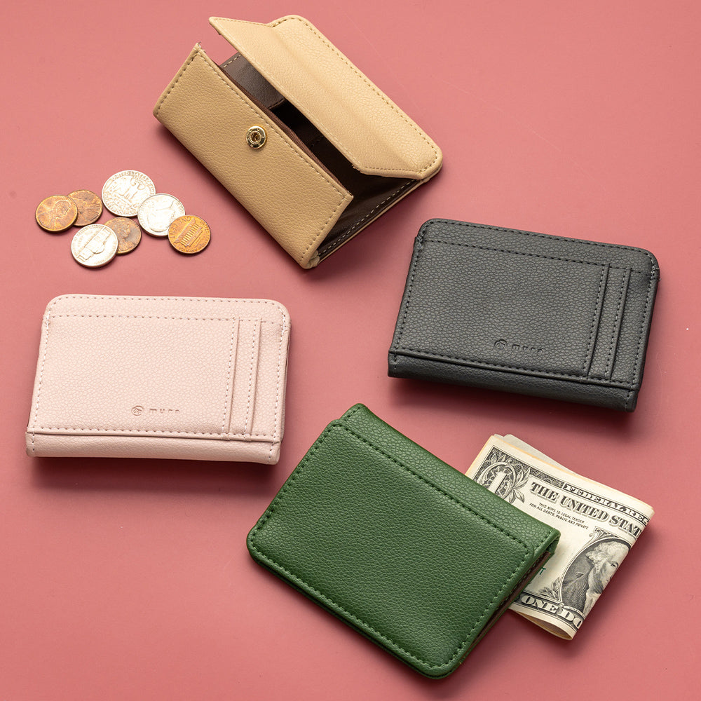 フラグメントケース レディース ブランド 革 薄型 スキミング防止 コンパクト