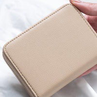 リサイクルPUレザー じゃばら式 スキミング防止 小銭入れ付き コンパクト カードケース