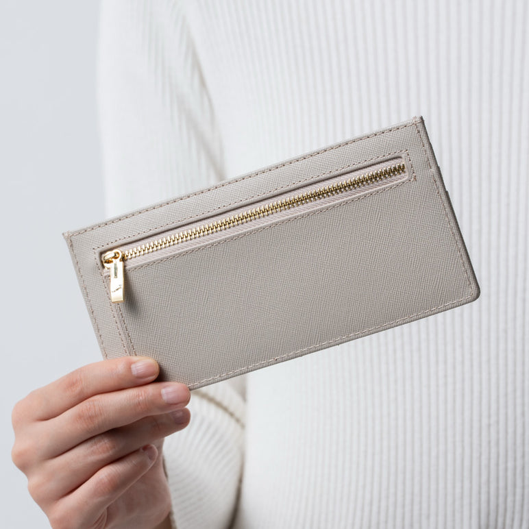 本革 サフィアーノレザー スキミング防止機能付き 薄型 長財布