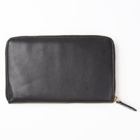 ゴートレザー スキミング防止機能付き 大容量 通帳ケース