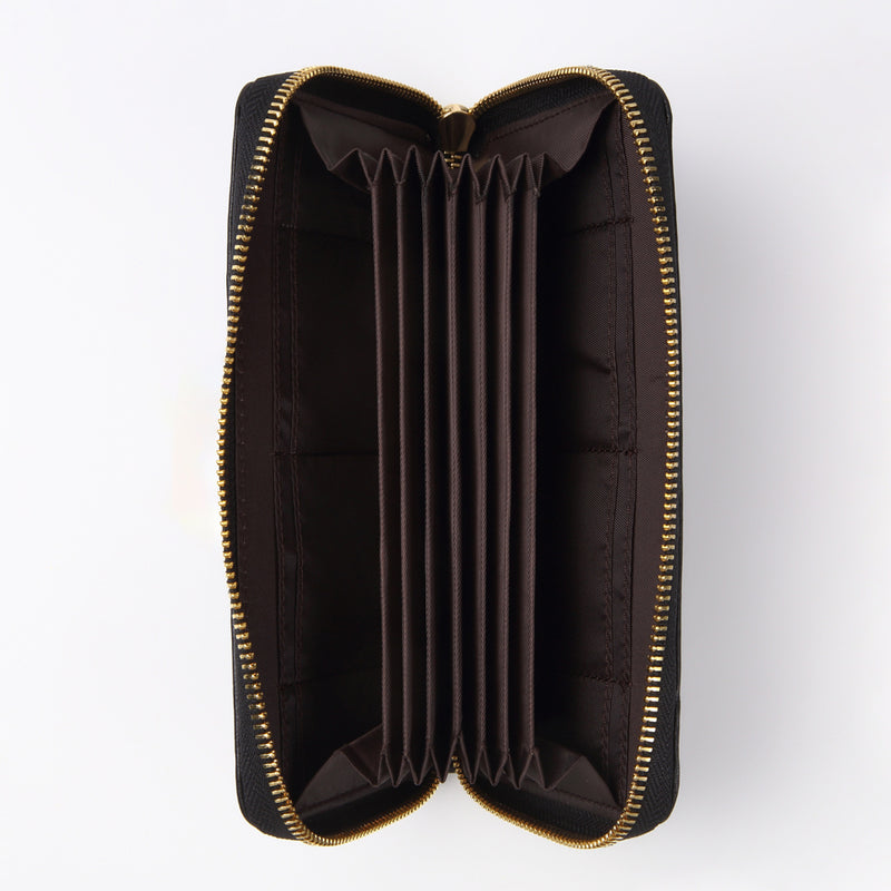 ゴートレザー スキミング防止機能付き 大容量 通帳ケース