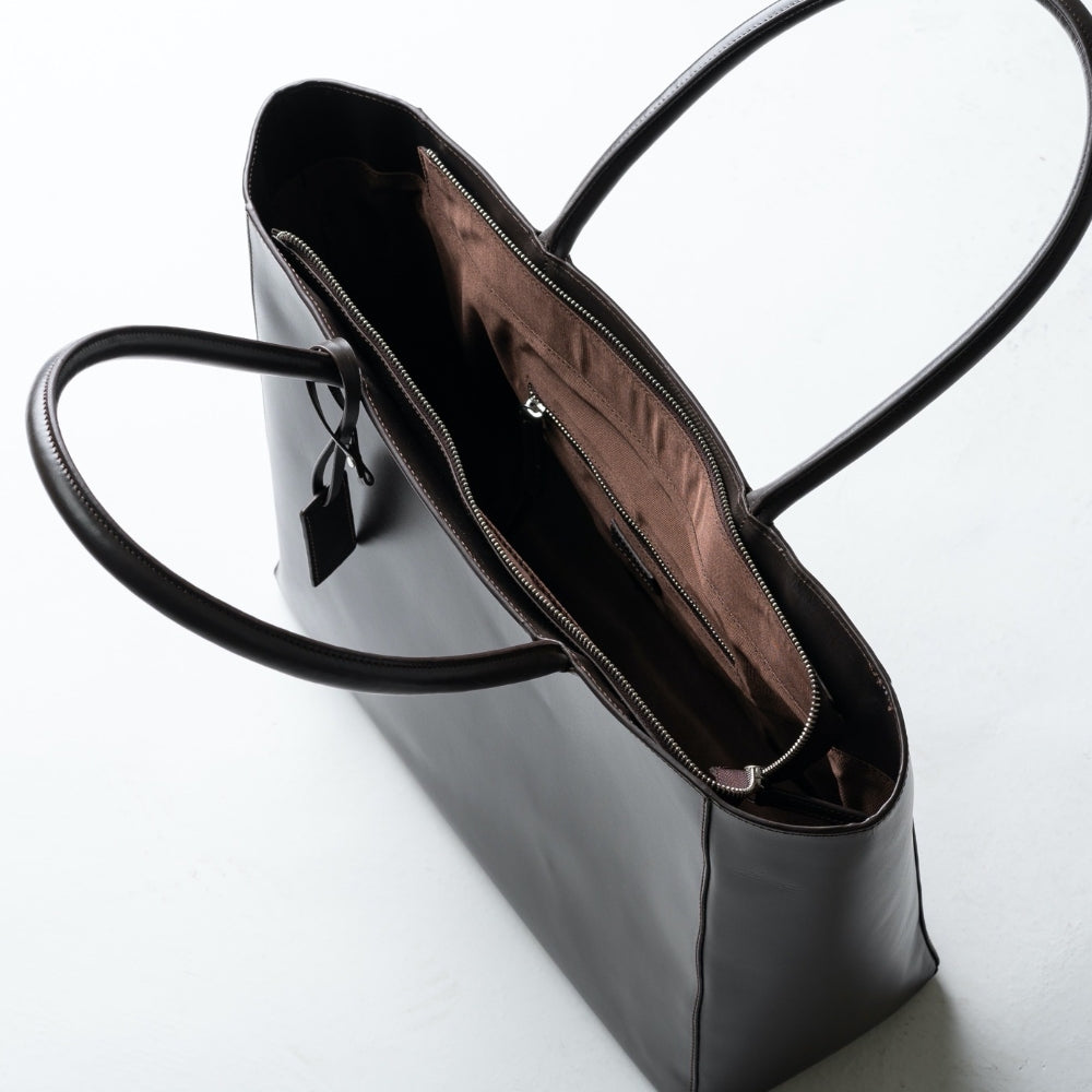 本革レザー 大容量 シンプル トートバッグ