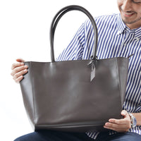 本革レザー 大容量 シンプル トートバッグ
