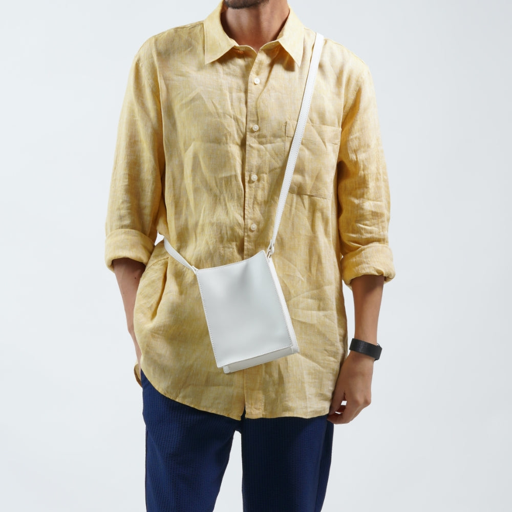 スプリットレザー スクエア ミニ ショルダーバッグ