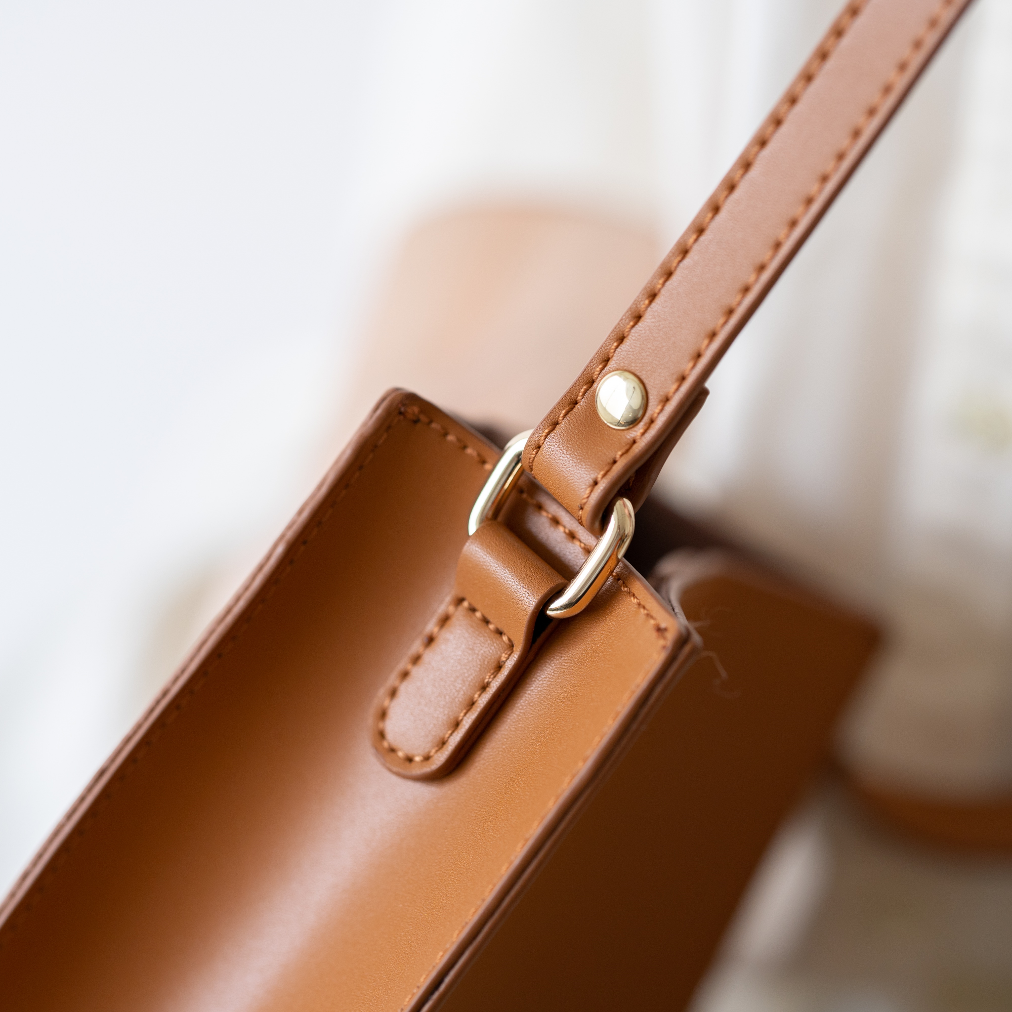 スプリットレザー スクエア ミニ ショルダーバッグ