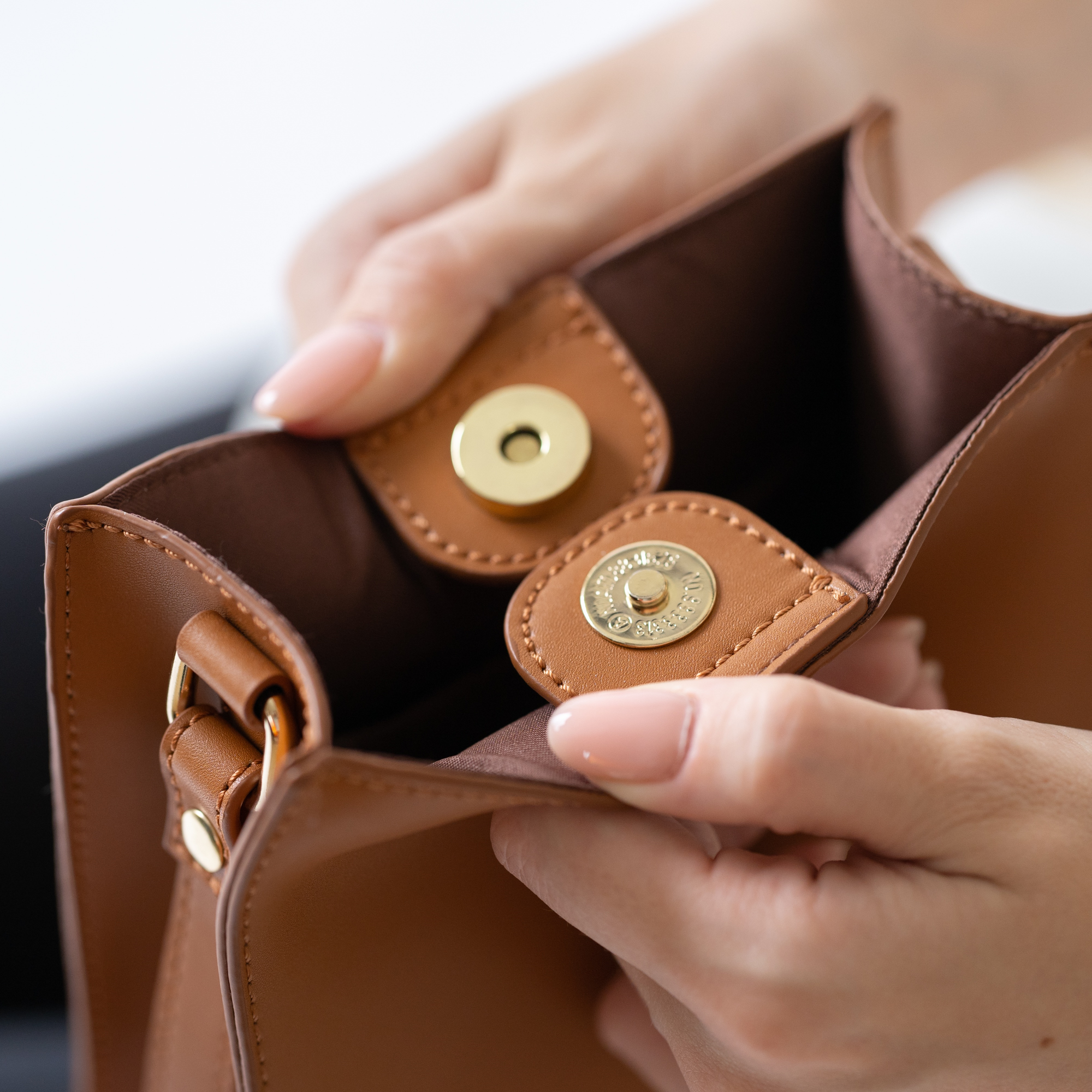 スプリットレザー スクエア ミニ ショルダーバッグ