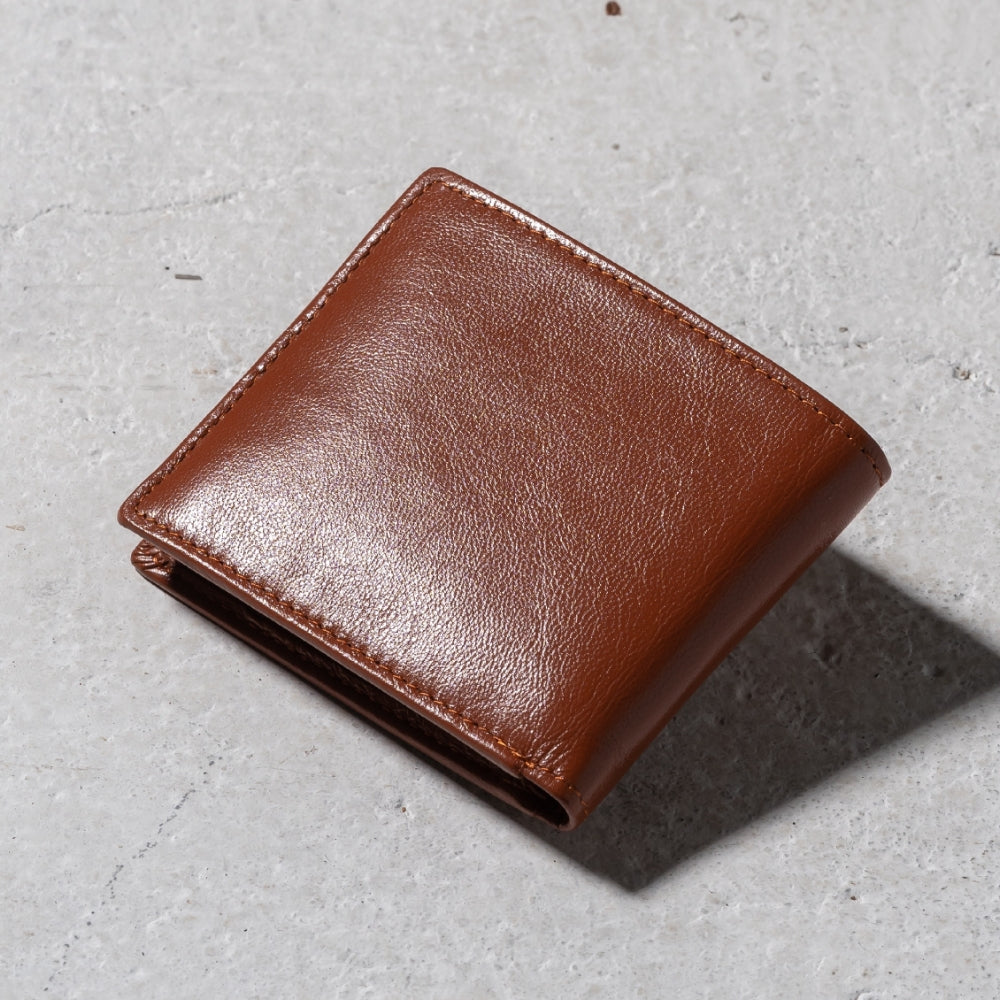 MURA ゴートレザー スキミング防止機能付き 二つ折り財布 – ＭＵＲＡ-ムラ