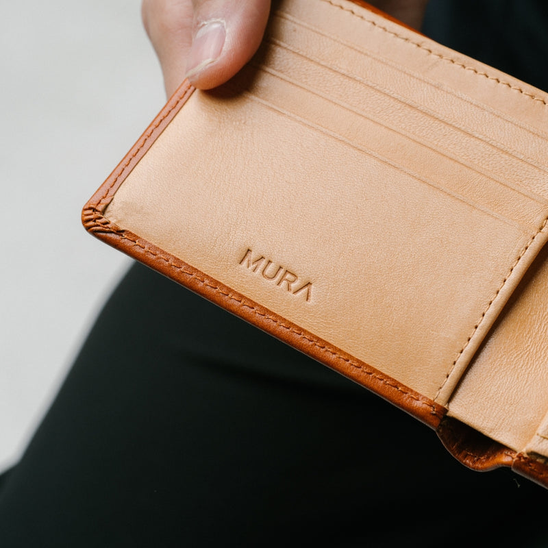 MURA 財布 メンズ 二つ折り 二つ折り財布 スキミング防止