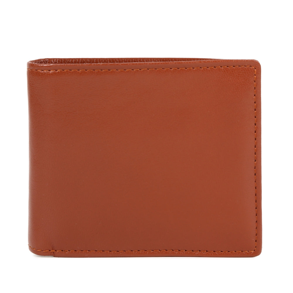 ゴートレザー スキミング防止機能付き 二つ折り財布