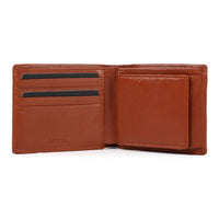 ゴートレザー スキミング防止機能付き 二つ折り財布