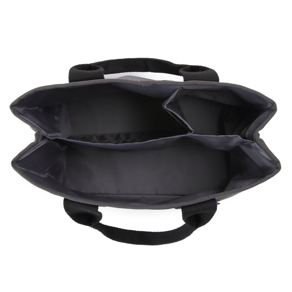 R-PET(リサイクルポリエステル) 撥水 抗菌 仕切り付き ミニ トートバッグ