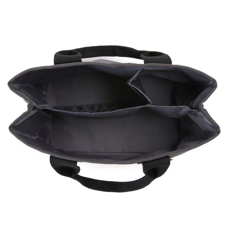 R-PET(リサイクルポリエステル) 撥水 抗菌 仕切り付き ミニ トートバッグ