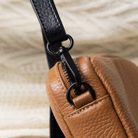 イタリアン/フルグレイン レザー スキミング防止機能付き ミニ ショルダーバッグ