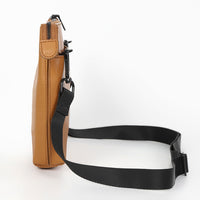 本革/フルグレインレザー スキミング防止機能付き サコッシュ ショルダーバッグ