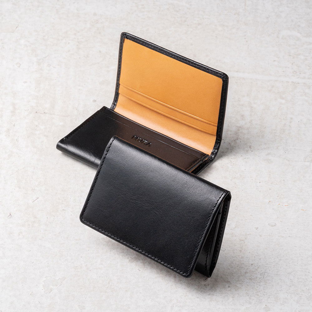 イタリアン/フルグレイン レザー 大容量 名刺入れ