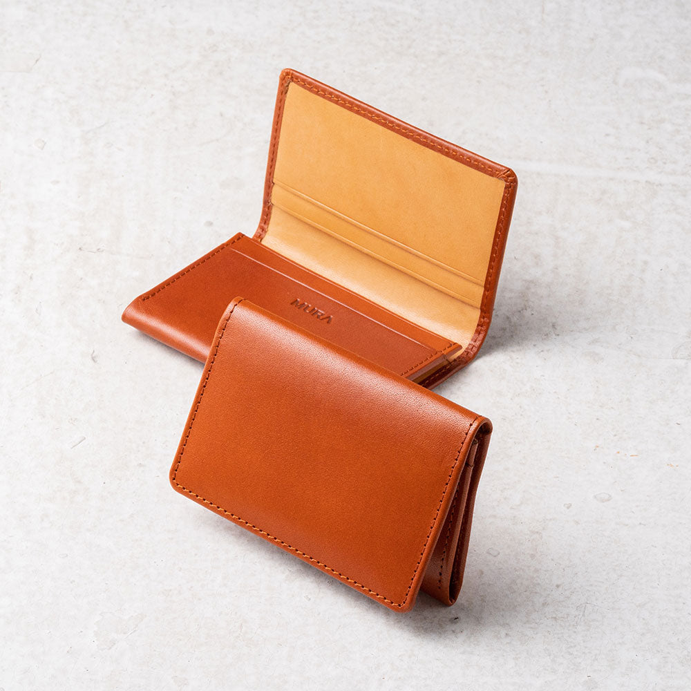 イタリアン/フルグレイン レザー 大容量 名刺入れ