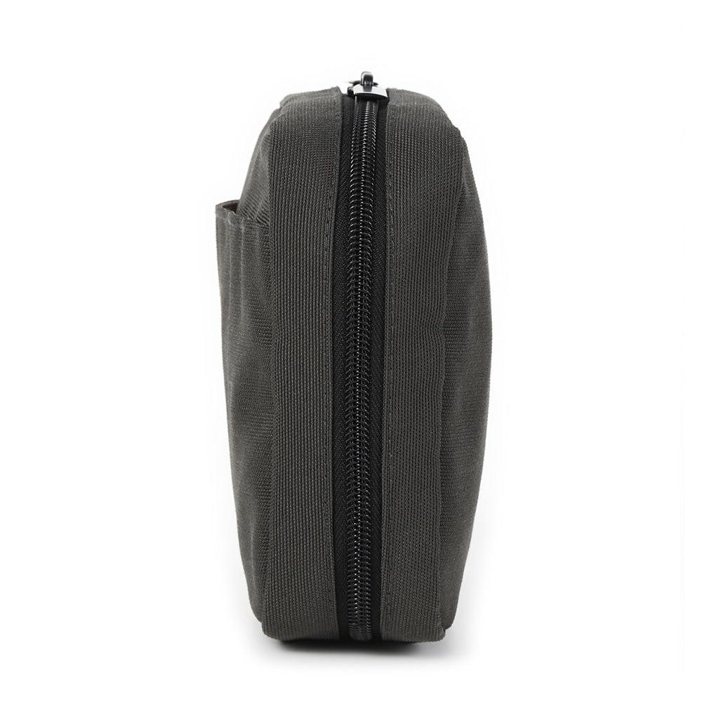 サスティナブル R-PET 撥水抗菌 中身が一目でわかる スクエア メイク 化粧ポーチ