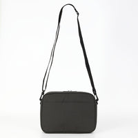 サスティナブル R-PET 撥水抗菌 7ポケット 大容量 スクエア ショルダーバッグ