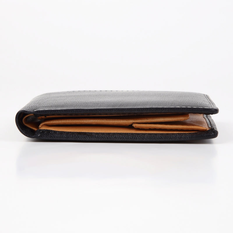 イタリアン/フルグレイン レザー スキミング防止機能付 二つ折り財布