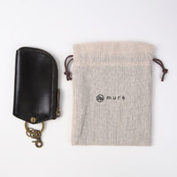 イタリアンレザー Ｌ字ファスナー カードキー対応 スマート キーケース