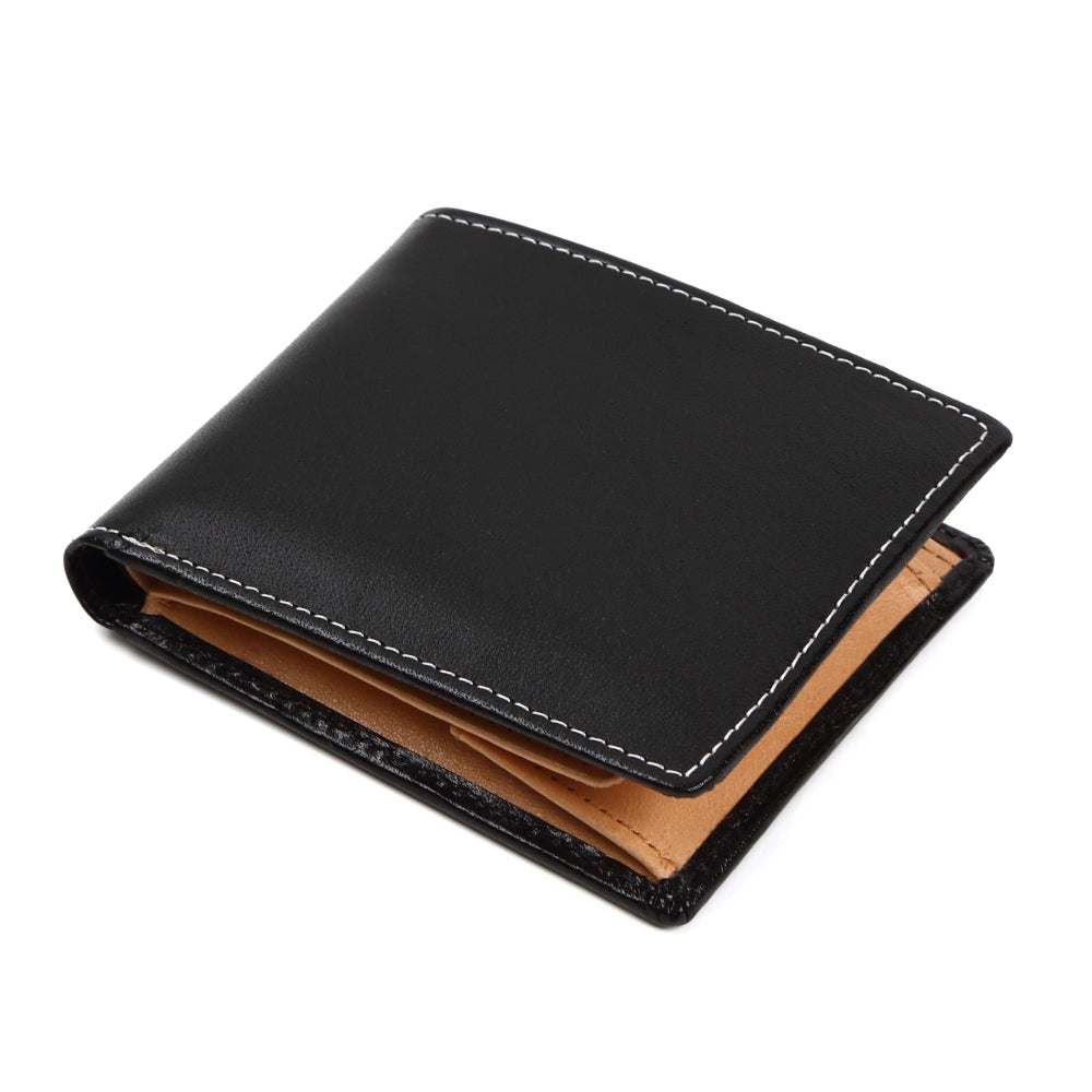 イタリアン/フルグレイン レザー スキミング防止機能付 二つ折り財布
