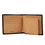イタリアン/フルグレイン レザー スキミング防止機能付 二つ折り財布
