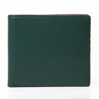 イタリアンレザー スキミング防止機能付き BOX型コイン収納 二つ折り財布