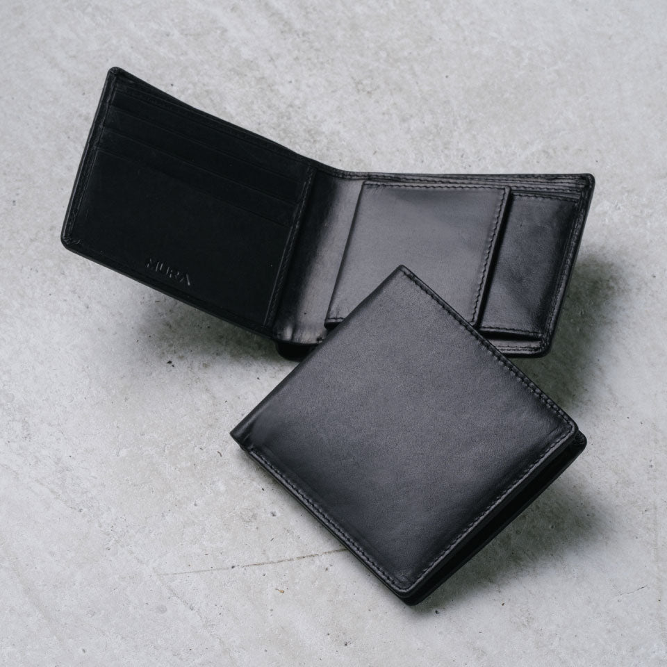 [ダンヒル] 二つ折り財布 PLAIN BLACK メンズ 001 ブラック [